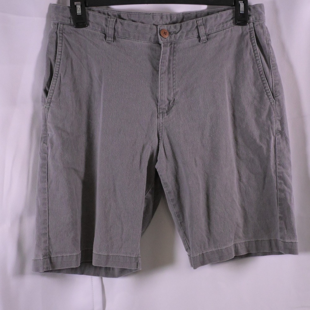 Tommy Bahama Gray Corduroy Chino Shorts Mens 32‎ Stretch